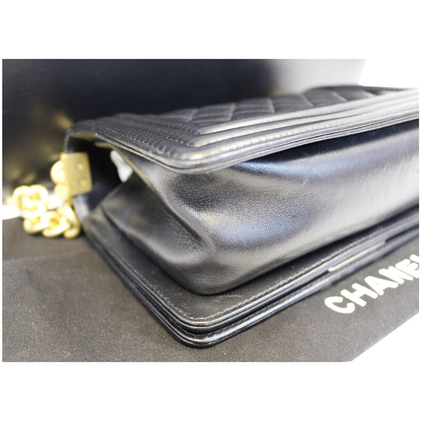 Chanel Le Boy Small Lambskin Leather Shoulder Bag for sale