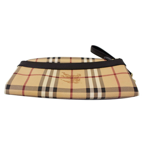 BURBERRY Haymarket Check Adeline Foldover Clutch Brown-US