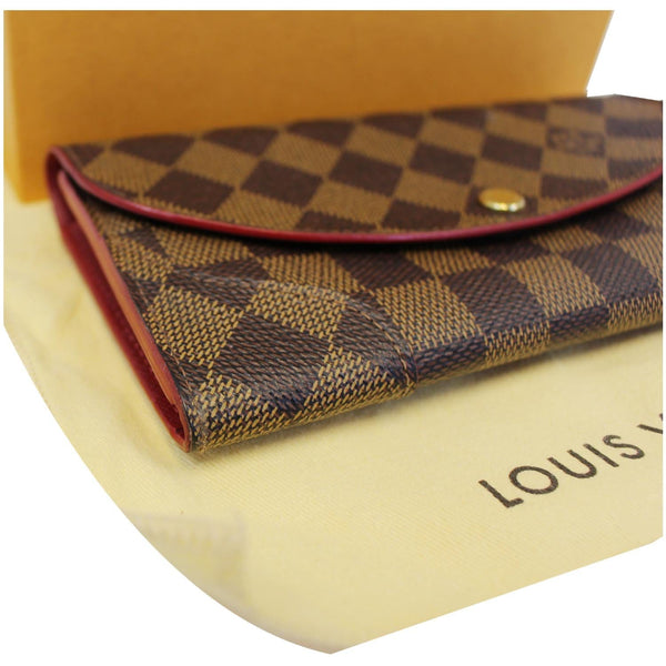 Louis Vuitton Caissa Damier Ebene Wallet Brown for women