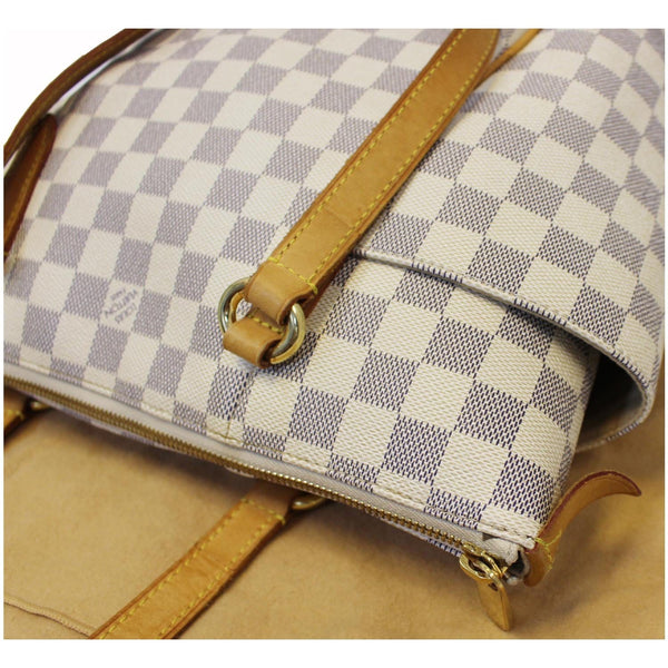 Louis Vuitton Totally PM Damier Azur Bag Corner