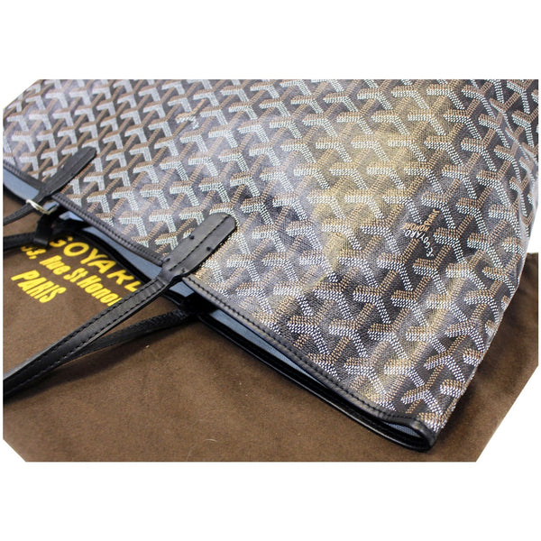 GOYARD Goyardine Saint Louis PM Tote Bag Black-US
