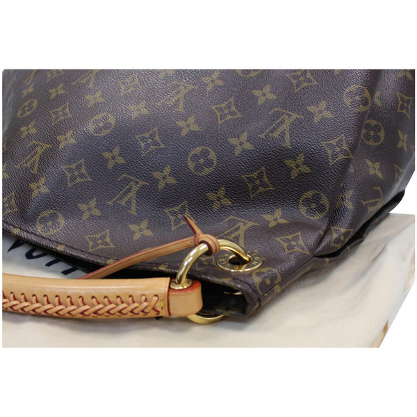 LOUIS VUITTON Artsy MM Monogram Canvas Shoulder Bag Brown