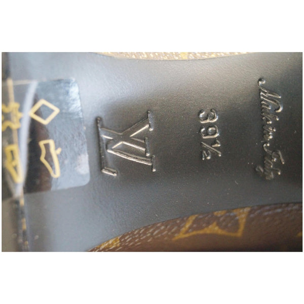 LOUIS VUITTON Star Trail Monogram Canvas/Patent Ankle Boot Brwon/Black US 8.5