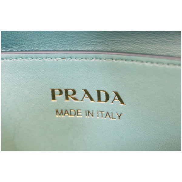 PRADA Lux Saffiano Leather Tote Shoulder Bag Blue-US