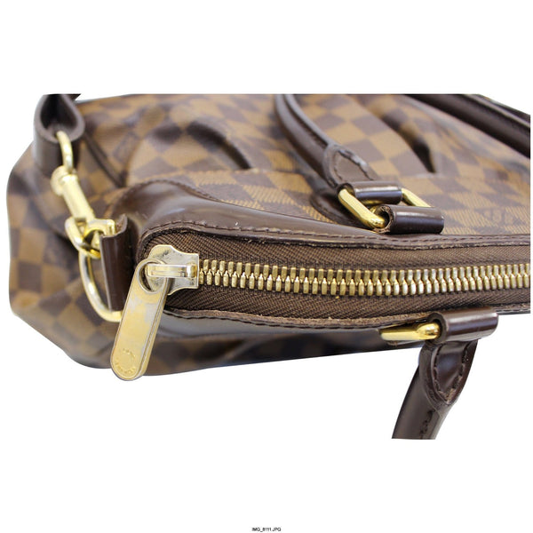 Louis Vuitton Damier PM Trevi Ebene Brown Shoulder Bag - lv zip