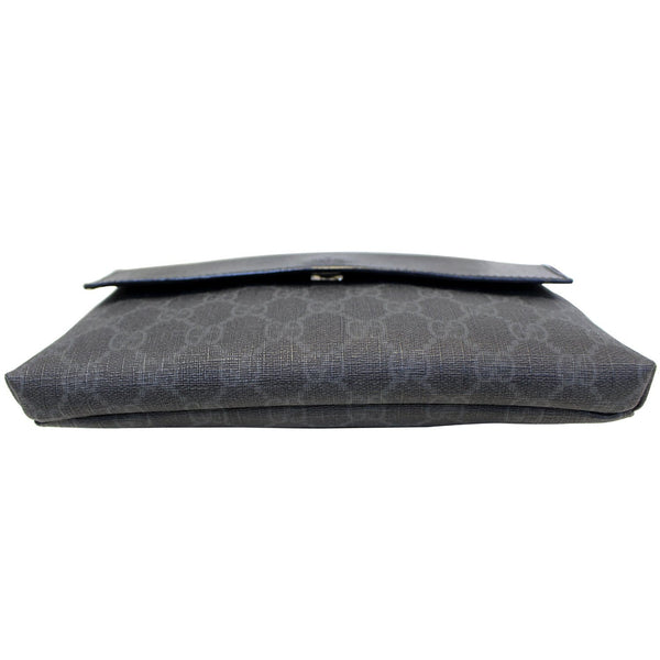 GUCCI GG Supreme Monogram Waist Bum Bag Black 161833-US
