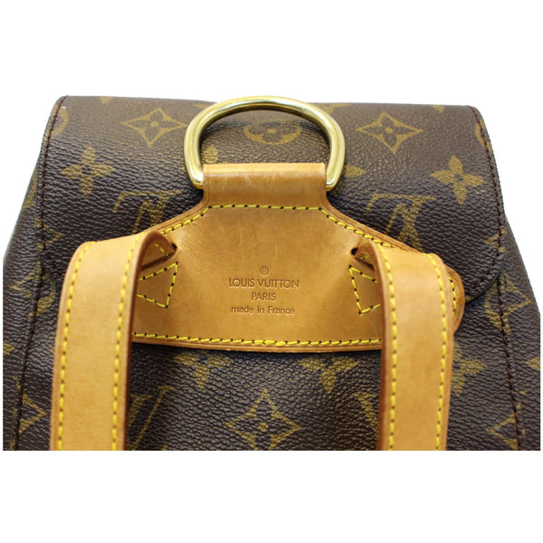 LOUIS VUITTON Montsouris MM Monogram Canvas Backpack Bag Brown