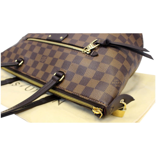 LOUIS VUITTON Iena PM Damier Ebene Shoulder Bag Brown