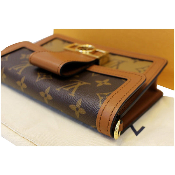 LOUIS VUITTON Dauphine Reverse Monogram Canvas Bumbag Bag Brown