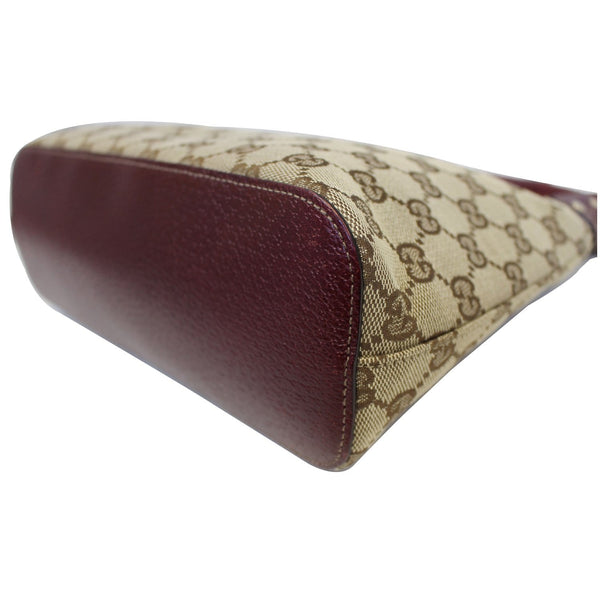 GUCCI GG Canvas Classic Ring Tote Shoulder Bag Beige-US