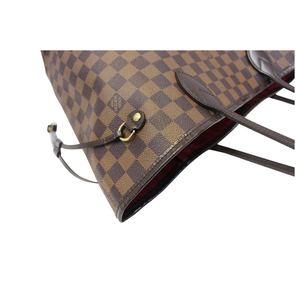 LOUIS VUITTON Neverfull MM Damier Ebene Tote Shoulder Bag-US
