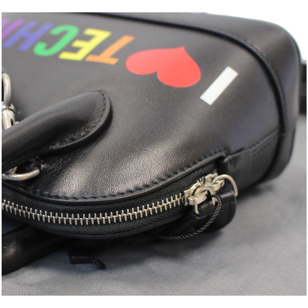 BALENCIAGA I Love Techno Ville Top Handle XXS Crossbody Bag Black - 20% OFF