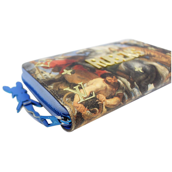 Louis Vuitton Zippy Wallet Peter Paul Rubens Blue - side view