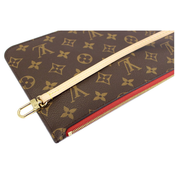 LOUIS VUITTON Pochette Wristlet Pouch Monogram Canvas Neverfull MM/GM-US