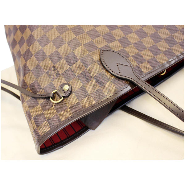 LOUIS VUITTON Neverfull MM Damier Ebene Brown Tote Bag-US