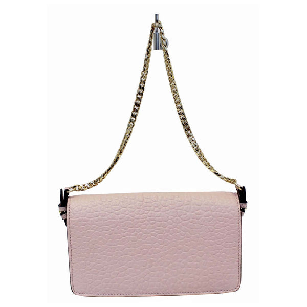 Burberry Clutch Bag | Burberry Small Signature Pink - backside