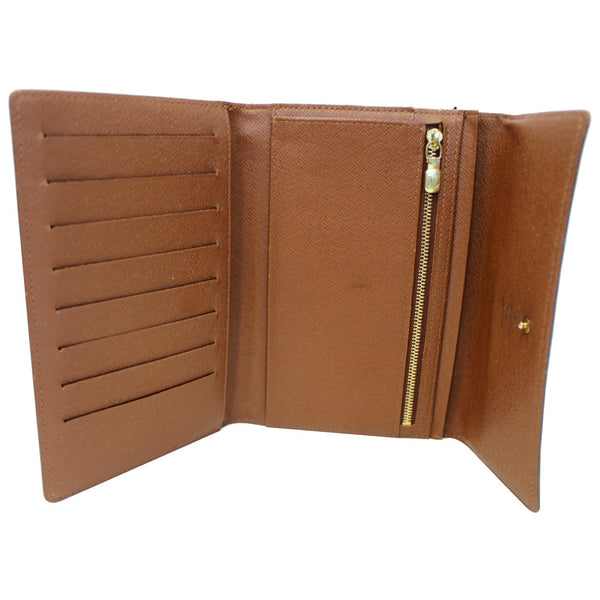 LOUIS VUITTON Alexandra Monogram Canvas Long Wallet Brown-US