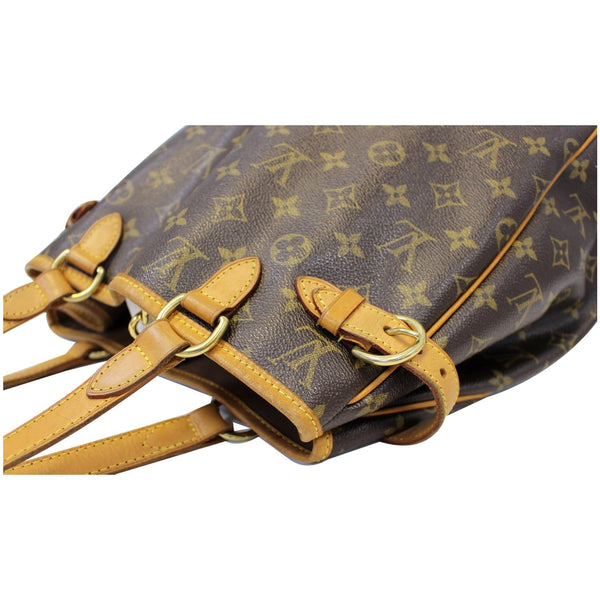 LOUIS VUITTON Batignolles Vertical Monogram Canvas Shoulder Bag Brown-US