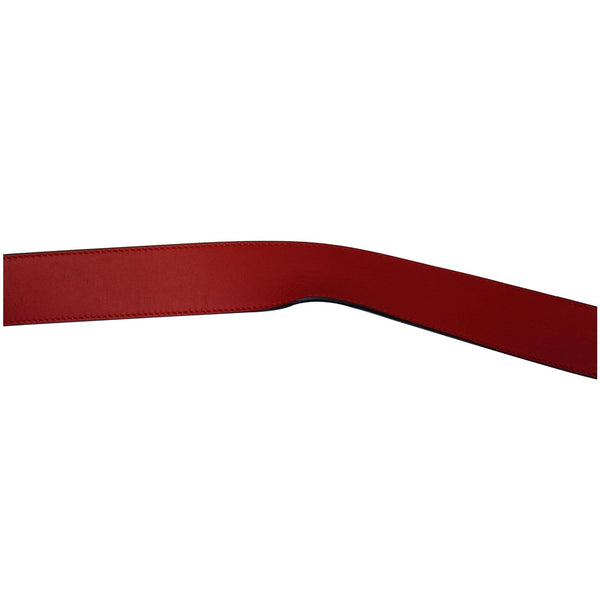 GUCCI Torchon Double G Red Leather Belt Size 95.38-US