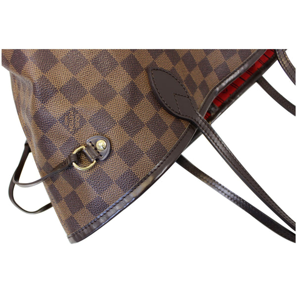 LOUIS VUITTON Neverfull MM Damier Ebene Tote Shoulder Bag-US