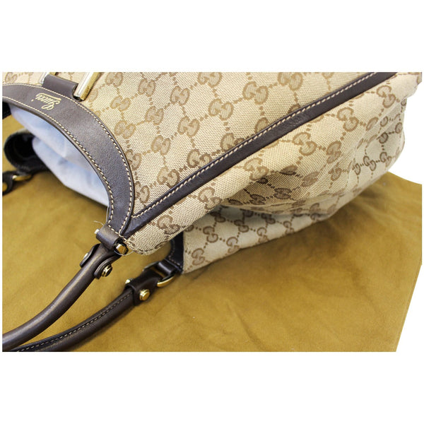 GUCCI GG Canvas D Ring Large Hobo Bag 189835-US