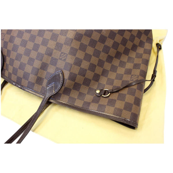 LOUIS VUITTON Neverfull GM Damier Ebene Brown Tote Shoulder Bag-US