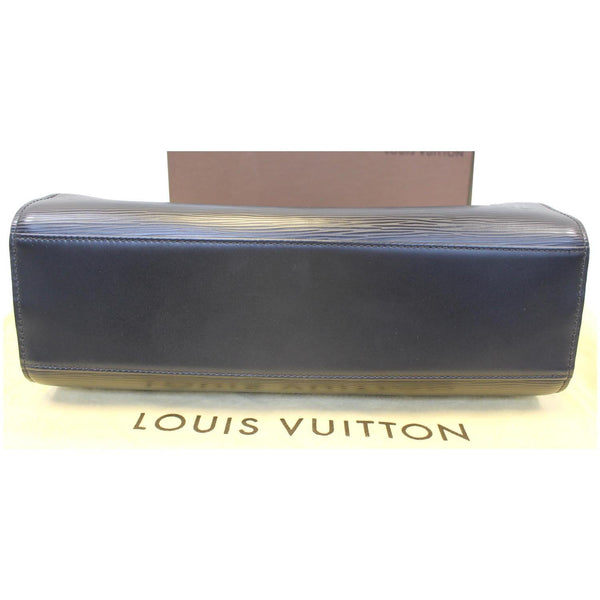 LOUIS VUITTON Pont Neuf PM Epi Leather Satchel Bag Black-US