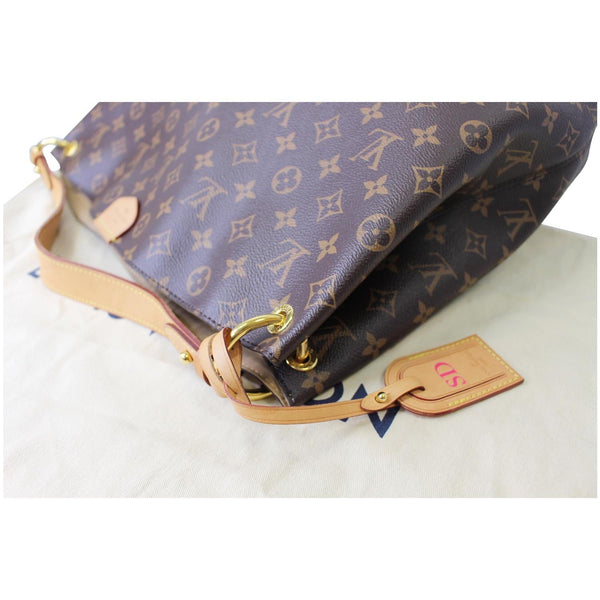 Lv Graceful MM Monogram Canvas Shoulder Bag side view