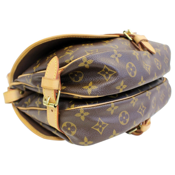LOUIS VUITTON Saumur 30 Monogram Canvas Shoulder Bag Brown-US