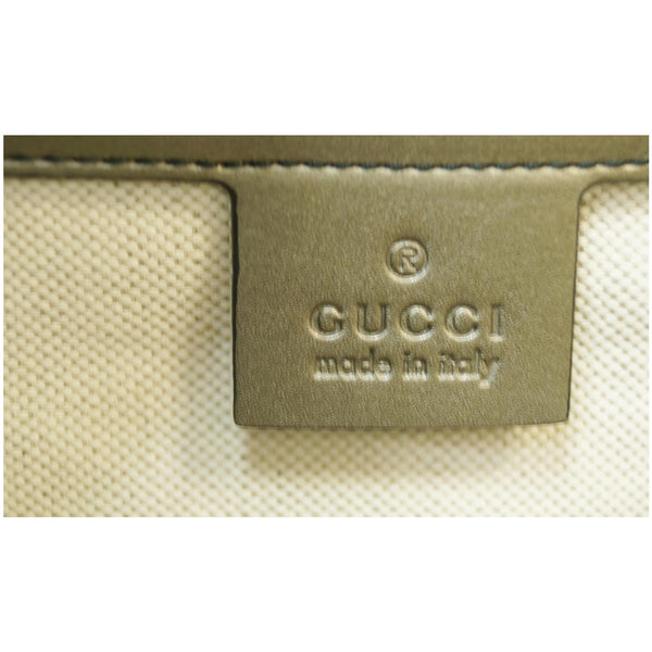 GUCCI Emily Large Guccissima Chain Shoulder Bag Grey 295403