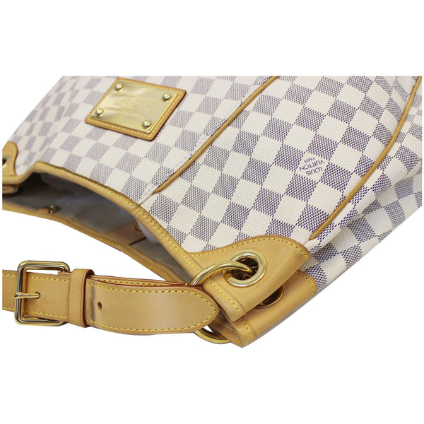 LOUIS VUITTON Galliera PM Damier Azur Shoulder Bag White-US