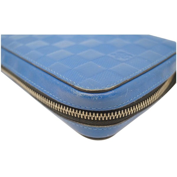 Louis Vuitton Damier Infini Neon Zippy Clutch Blue