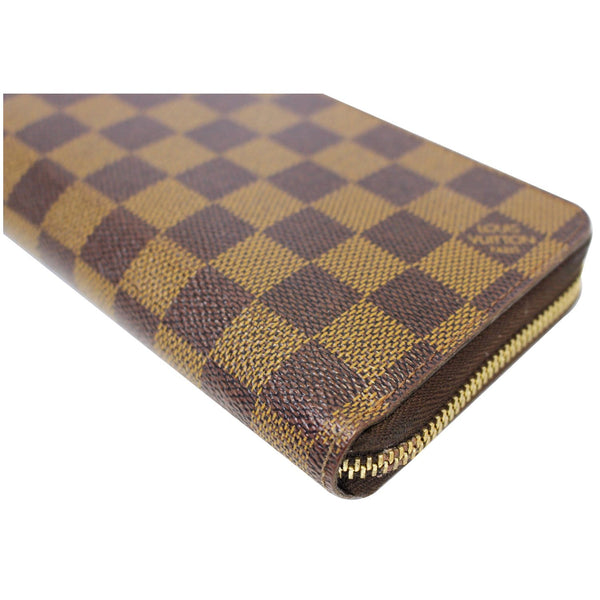 LOUIS VUITTON Damier Ebene Zippy Wallet Brown-US