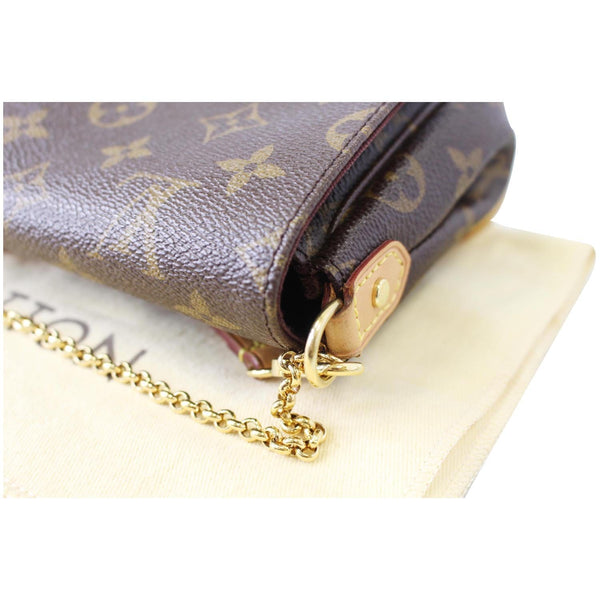 LOUIS VUITTON Favorite MM Monogram Canvas Crossbody Bag Brown