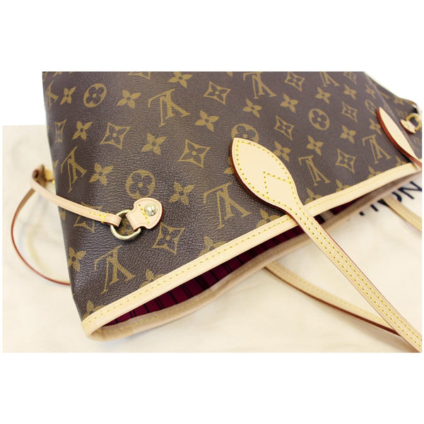 LOUIS VUITTON Neverfull MM Pivoine Monogram Canvas Tote Bag