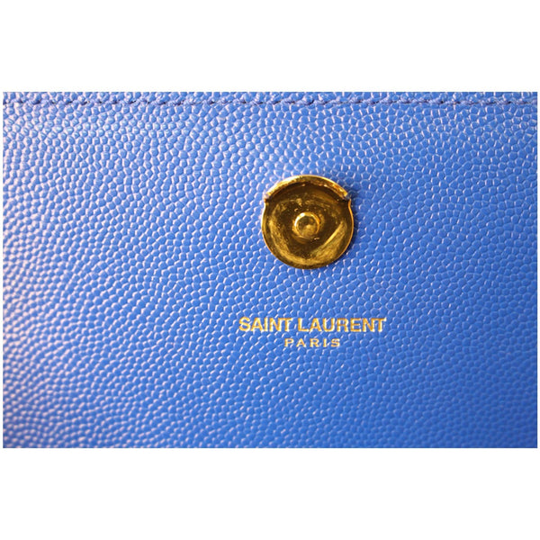 YVES SAINT LAURENT Kate Small Grain De Poudre Crossbody Bag Blue