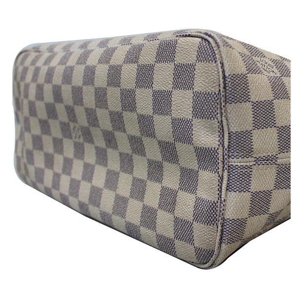 Louis Vuitton Neverfull MM Damier Azur Tote Bag White back preview