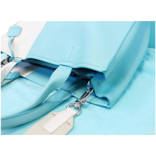 Tiffany & Co Color Block Shoulder Bag Off-white/Blue-US