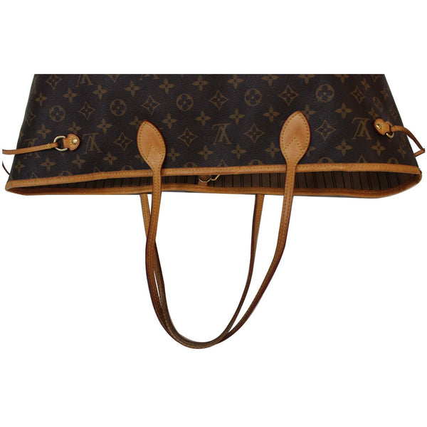 lv Neverfull GM Monogram Canvas leather straps