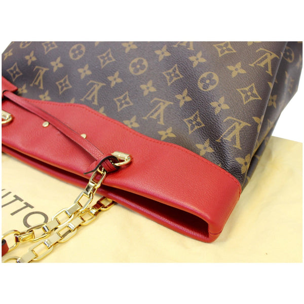LOUIS VUITTON Pallas Chain Shopper Bag Monogram Canvas Cherry-US