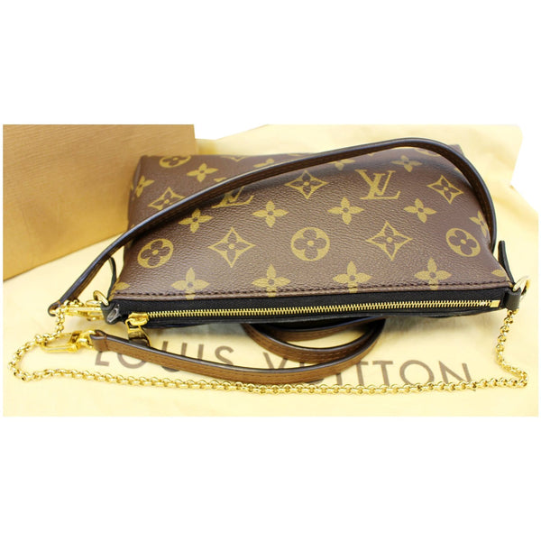 LOUIS VUITTON Pallas Monogram Canvas Clutch Crossbody Bag-US