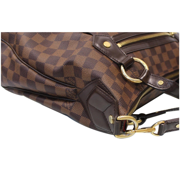 LOUIS VUITTON Evora MM Damier Ebene Tote Shoulder Bag Brown