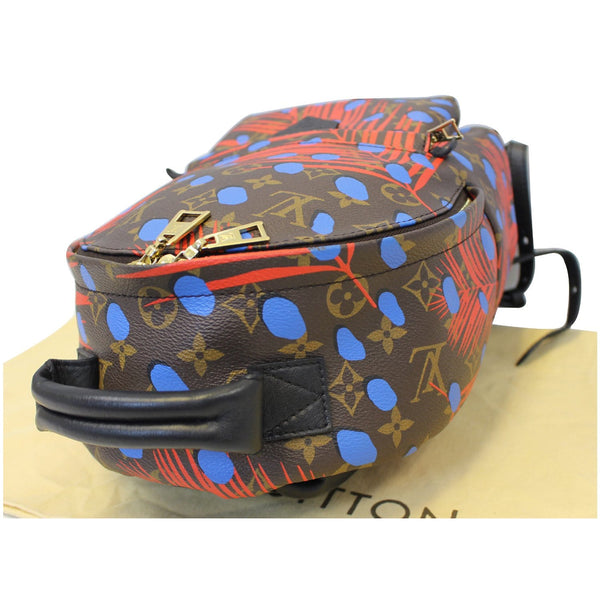LOUIS VUITTON Palm Springs PM Monogram Jungle Dots Backpack Bag Brown