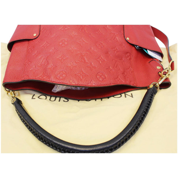 LOUIS VUITTON Bagatelle Monogram Empreinte Leather Shoulder Bag Orange-US