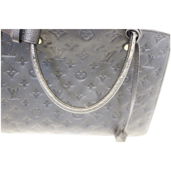 LOUIS VUITTON Montaigne GM Monogram Empreinte Noir Black Handbag