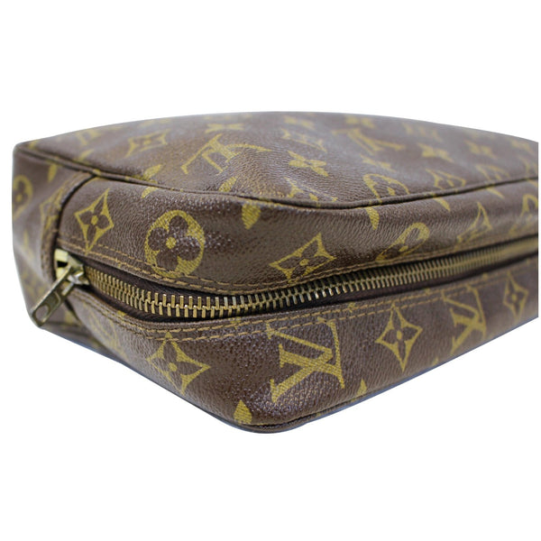 LOUIS VUITTON Trousse Toilette 28 Monogram Canvas Cosmetic Pouch Brown