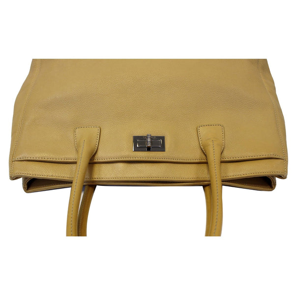 Chanel Tote Bag Reissue Cerf Executive East West Beige - leather