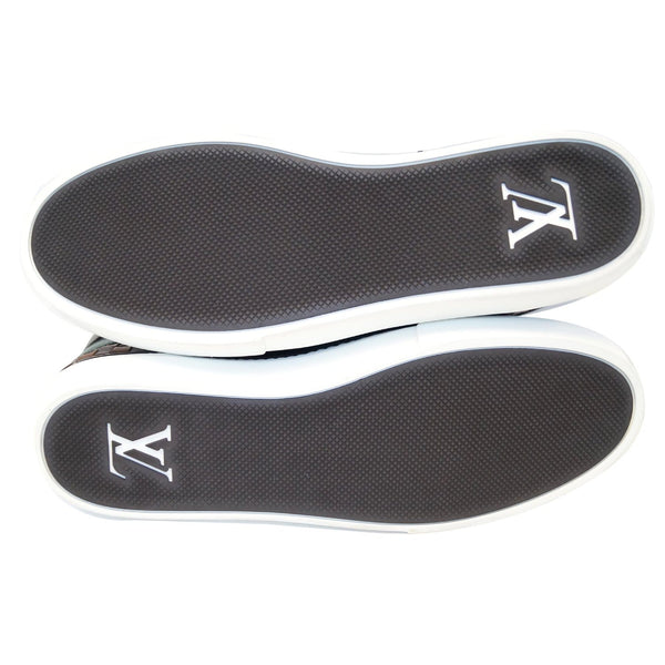 Black sole Louis Vuitton Tower Hightop Sneakers 11