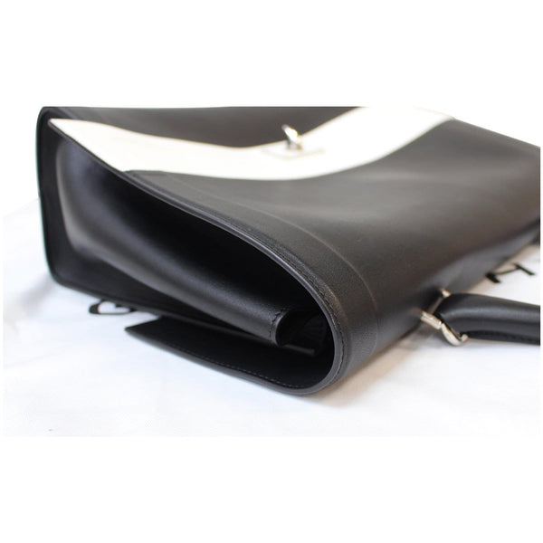 GIVENCHY Shark Medium Calfskin Bicolor Satchel Bag Black/White - 20% OFF