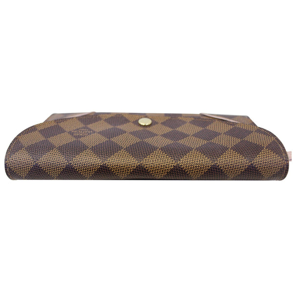 LOUIS VUITTON Caissa Damier Ebene Wallet Rose Ballerine-US